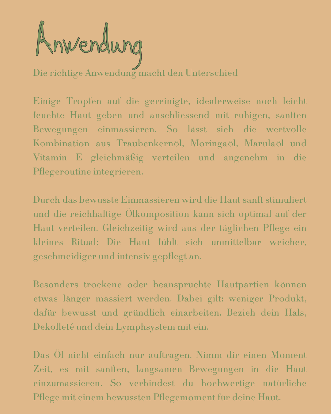 EARTH ALCHEMY HERB TREASURE - Gesichtsöl