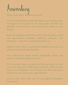 FRANKINCENSE TREASURE - Gesichts – und Dekolleté Stick