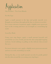 GRAPEFRUIT NECTAR TREASURE - Lip Balm & Augenmaske